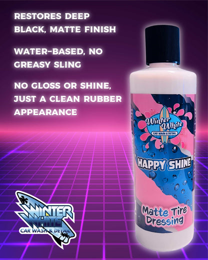 Happy Shine Matte Tire Dressing (16 fl oz)