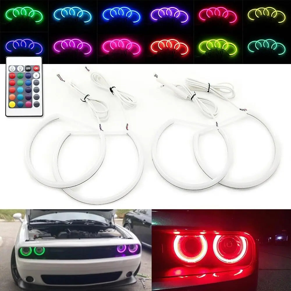 Speedlogix RGB Halo Headlight Rings 2015-2023 Challenger