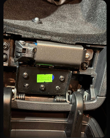 New Version! 2014-2023 Jeep Grand Cherokee Steel Neutral Strap/Release Cover Plate - Laser Cut, Painted, Authentic