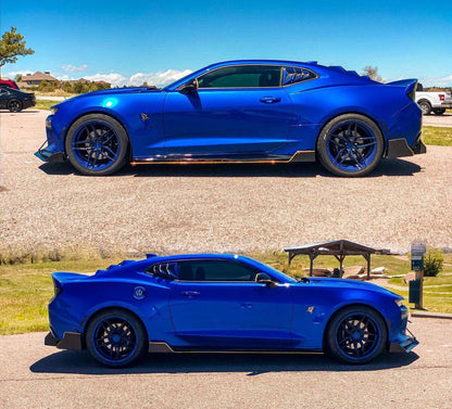 2016-2021 Chevrolet Camaro 6 Gen Side Skirt Extension V2