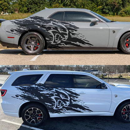Hellcat Decal Sticker for Challenger, Charger, Durango SRT. #7003-Sup