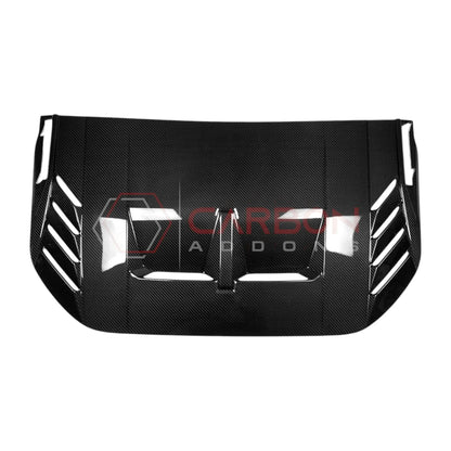 Real Carbon Fiber Hood Vent Trim Cover For 2021+ Bronco Raptor