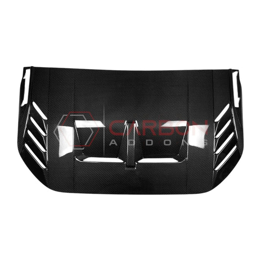Real Carbon Fiber Hood Vent Trim Cover For 2021+ Bronco Raptor