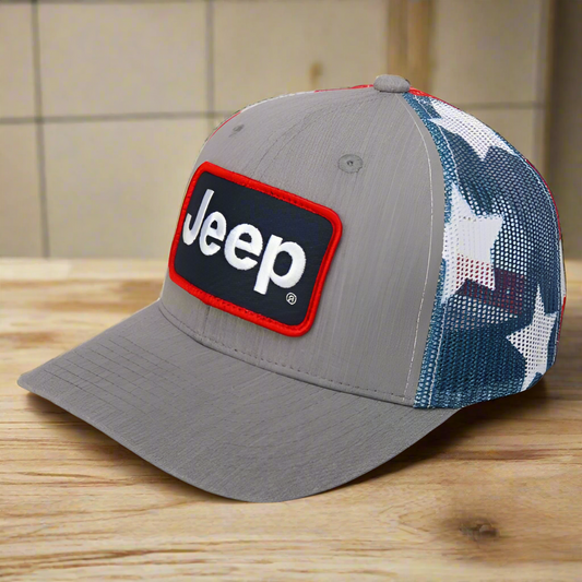 Hat - Jeep Stars and Stripes Patch Hat