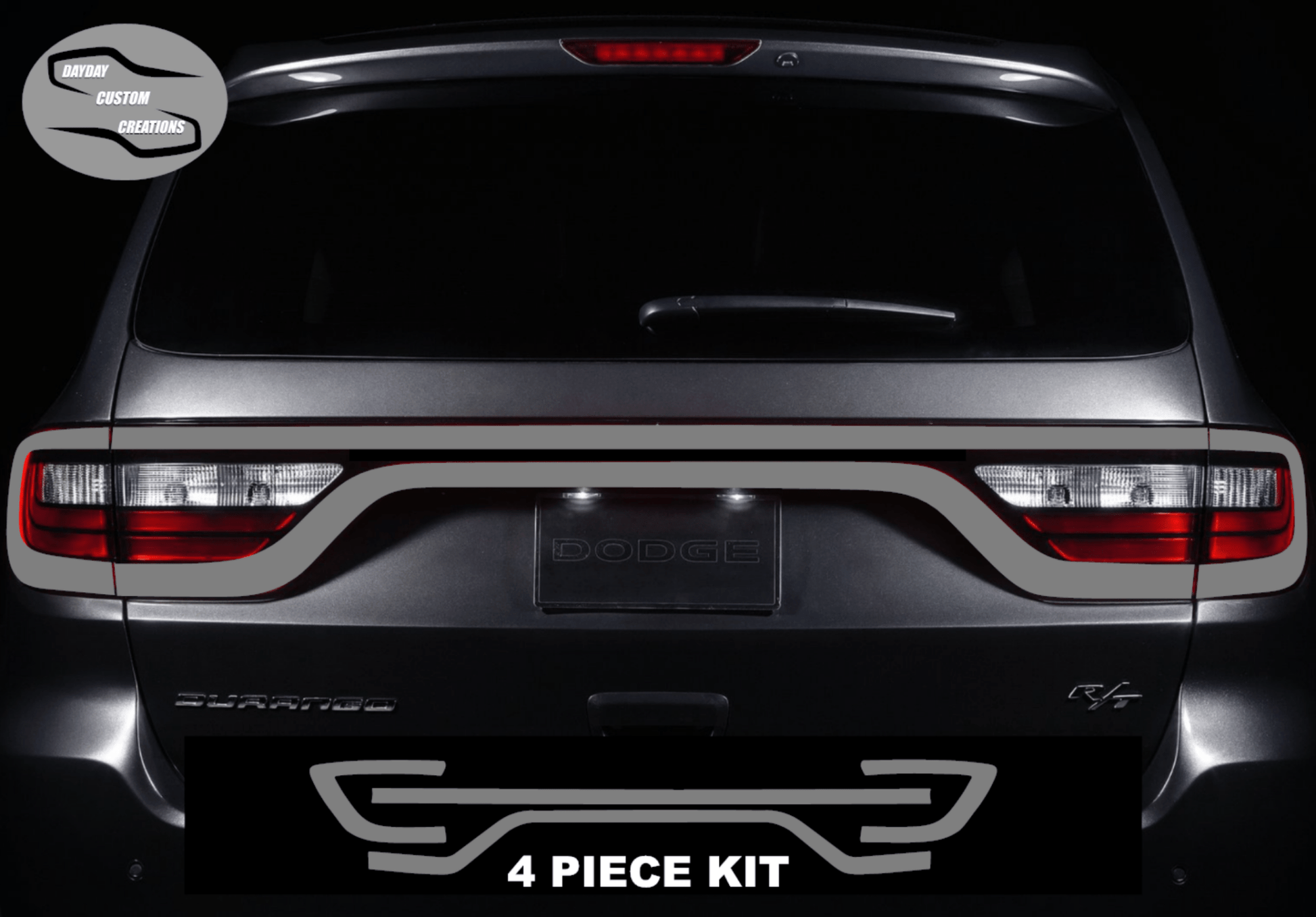 14 - 25 Dodge Durango Colored Taillight Tint Overlay - Speedlogix