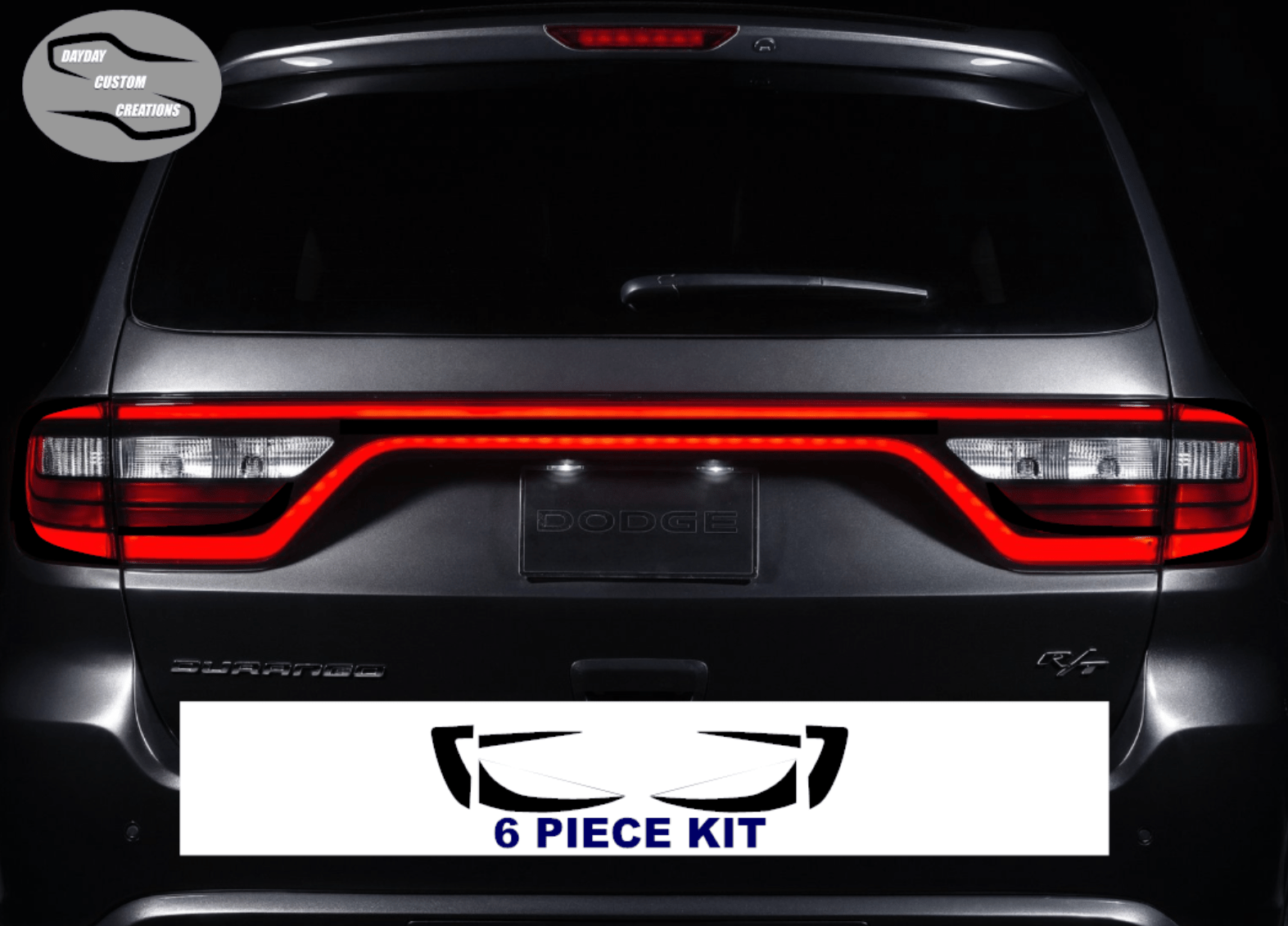 14 - 25 Dodge Durango Taillight Decal Design 12 - Speedlogix