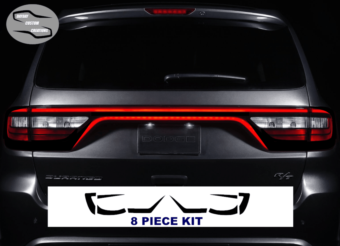 14 - 25 Dodge Durango Taillight Decal Design 2 - Speedlogix