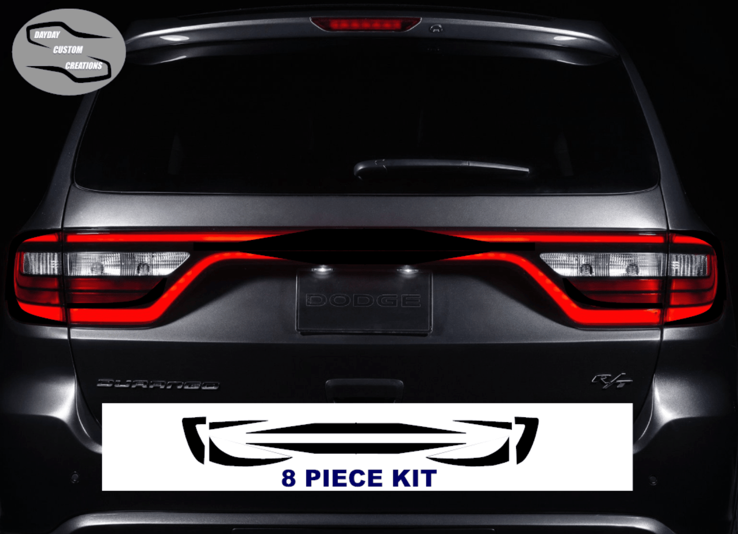 14 - 25 Dodge Durango Taillight Decal Design 3 - Speedlogix