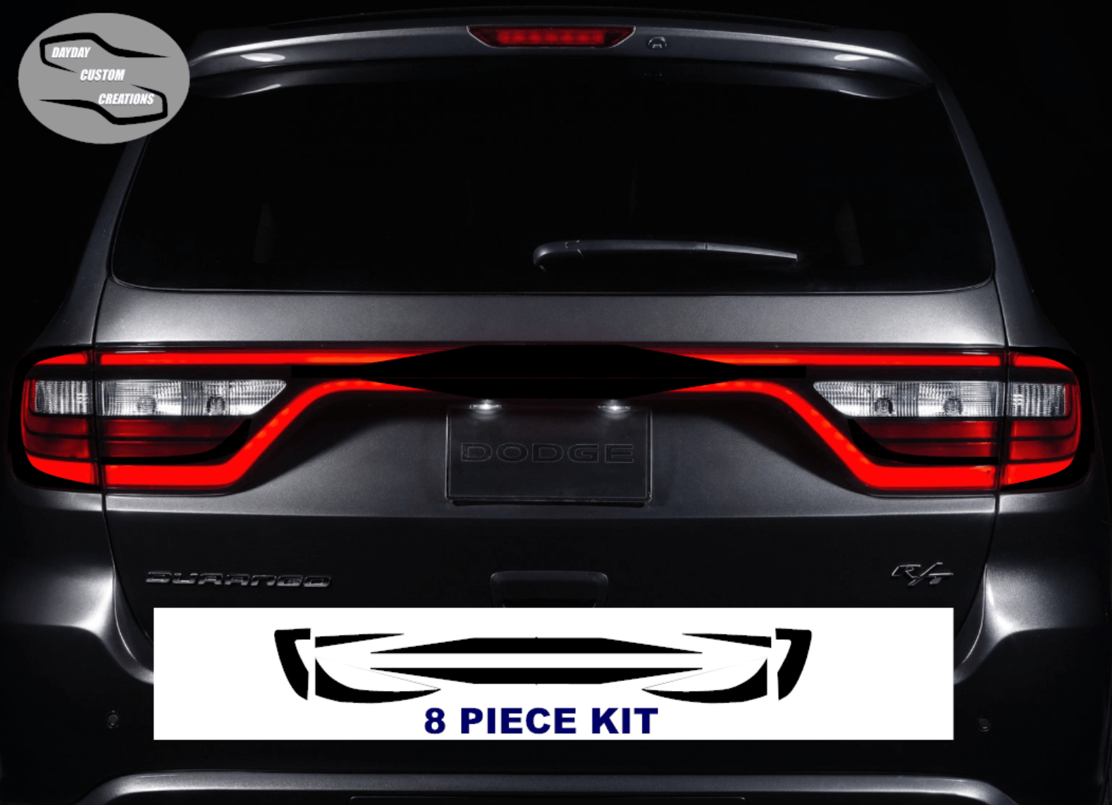 14 - 25 Dodge Durango Taillight Decal Design 3 - Speedlogix