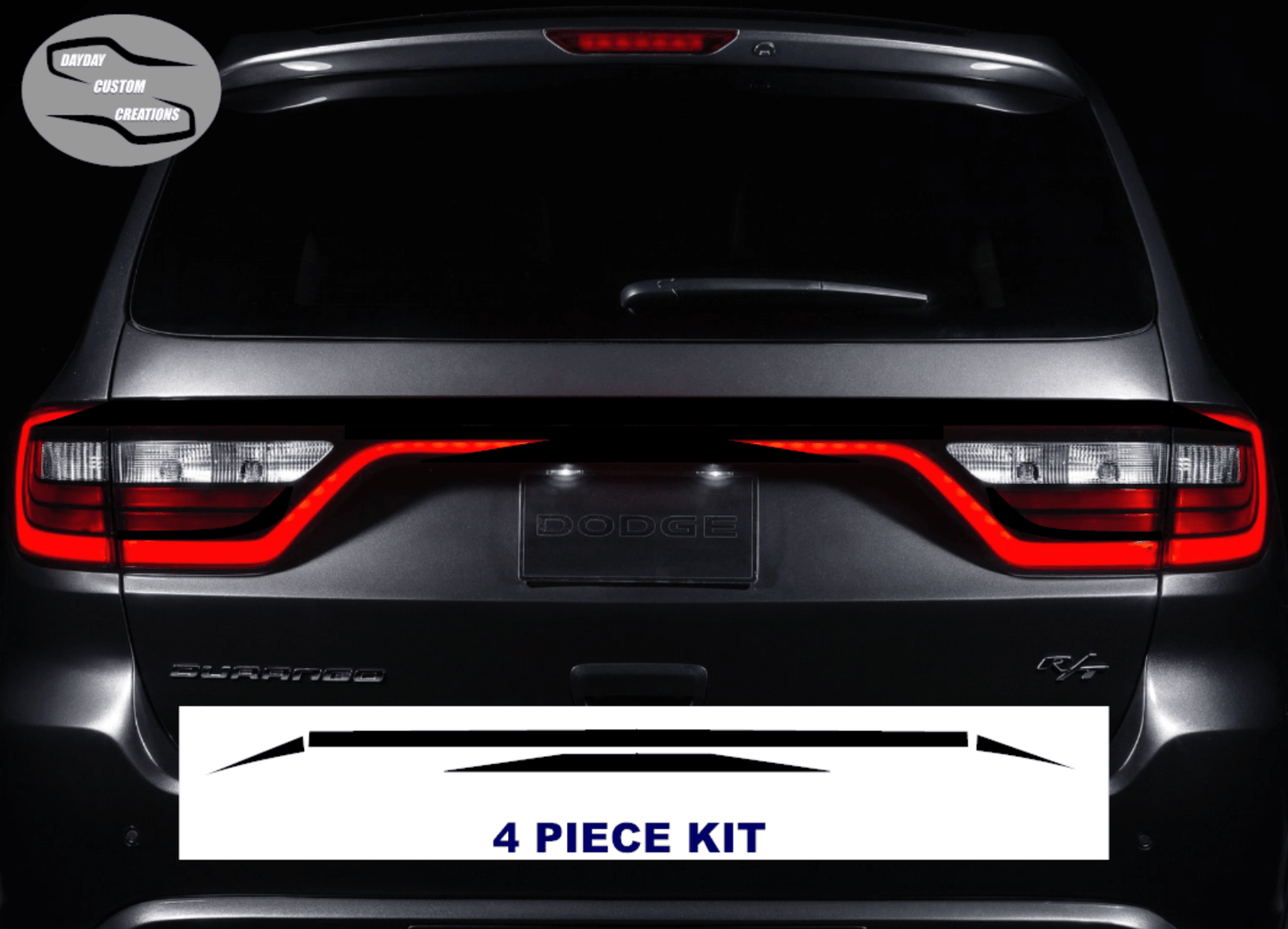 14 - 25 Dodge Durango Taillight Decal Design 4 - Speedlogix