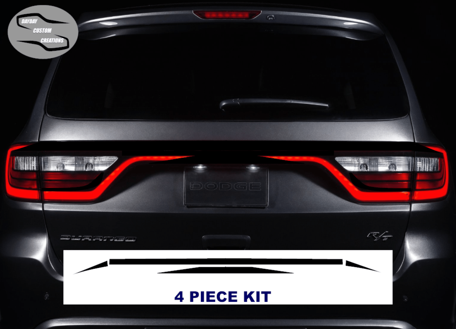 14 - 25 Dodge Durango Taillight Decal Design 4 - Speedlogix
