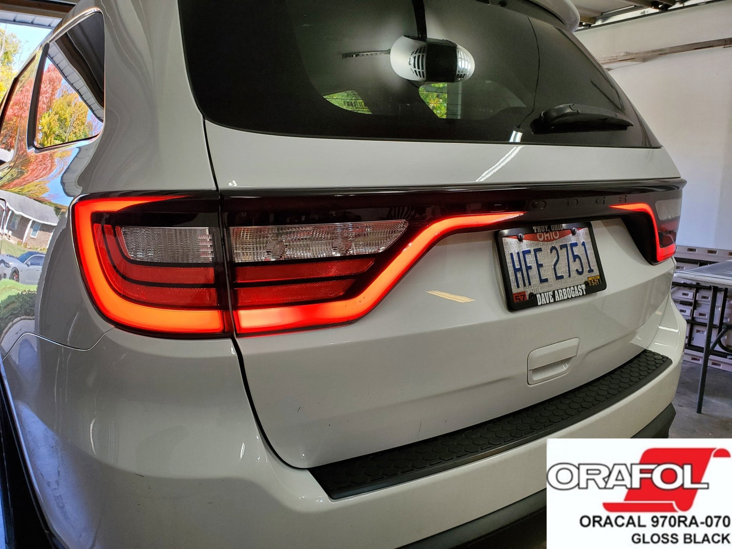 14 - 25 Dodge Durango Taillight Decal Design 4 - Speedlogix