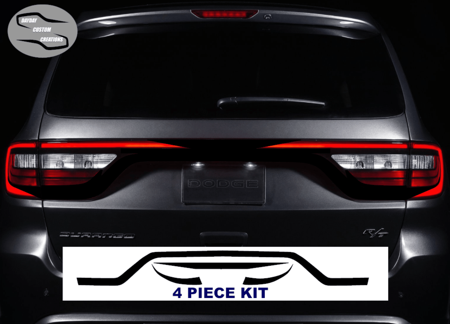 14 - 25 Dodge Durango Taillight Decal Design 5 - Speedlogix