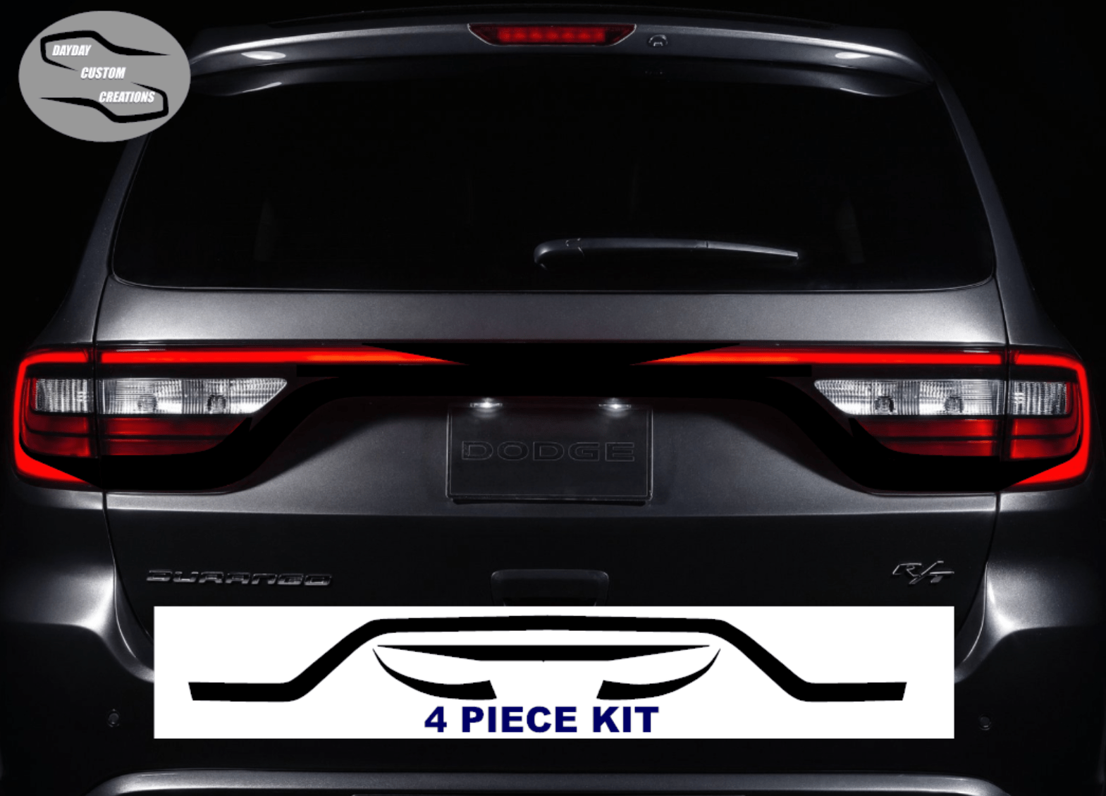 14 - 25 Dodge Durango Taillight Decal Design 5 - Speedlogix