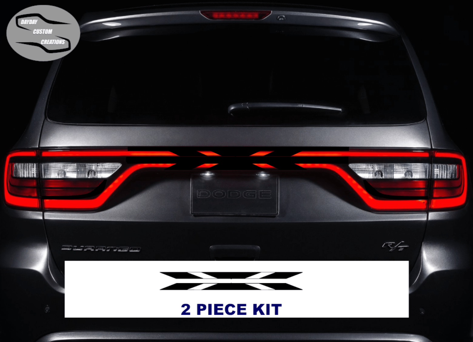 14 - 25 Dodge Durango Taillight Decal Design 7 - Speedlogix