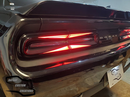 15 - 23 Dodge Challenger Taillight Decal Design 1 - Speedlogix