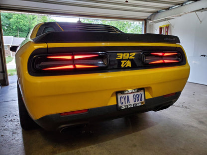 15 - 23 Dodge Challenger Taillight Decal Design 1 - Speedlogix
