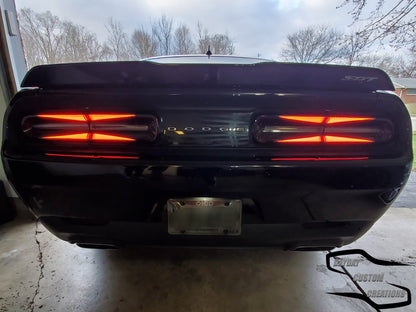 15 - 23 Dodge Challenger Taillight Decal Design 1 - Speedlogix