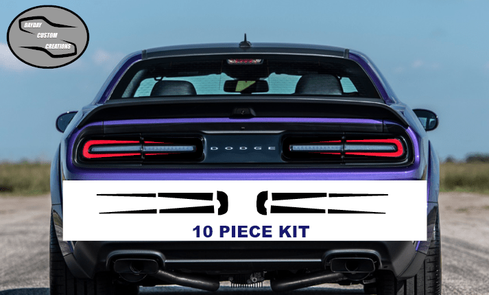 15 - 23 Dodge Challenger Taillight Decal Design 13 - Speedlogix