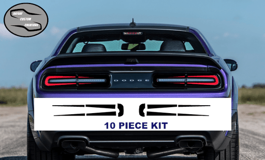 15 - 23 Dodge Challenger Taillight Decal Design 13 - Speedlogix