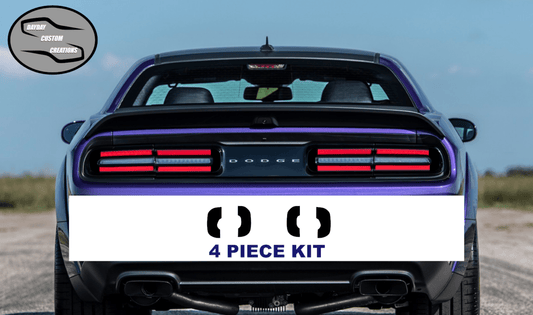 15 - 23 Dodge Challenger Taillight Decal Design 2 - Speedlogix