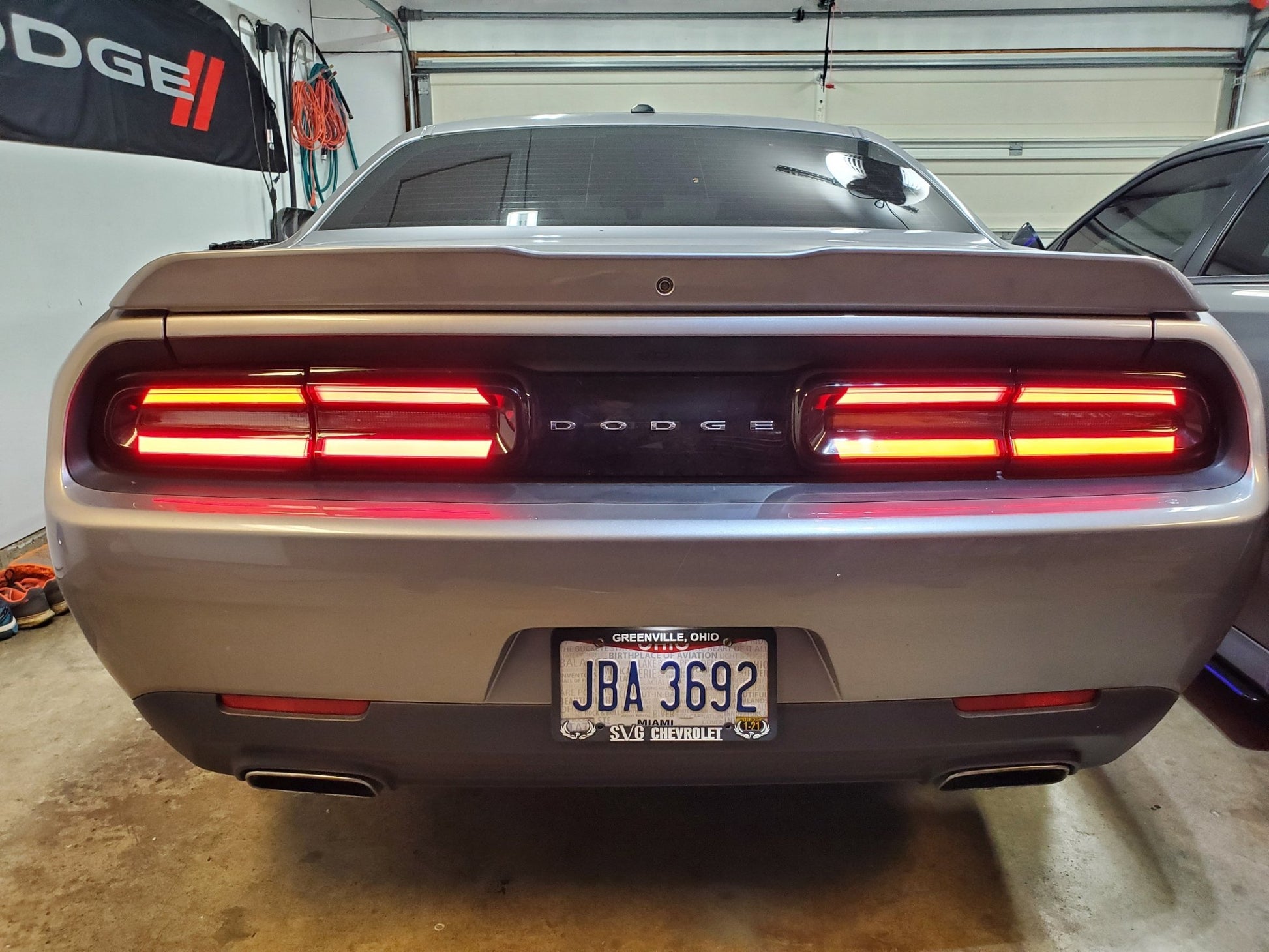 15 - 23 Dodge Challenger Taillight Decal Design 2 - Speedlogix