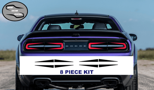 15 - 23 Dodge Challenger Taillight Decal Design 3 - Speedlogix