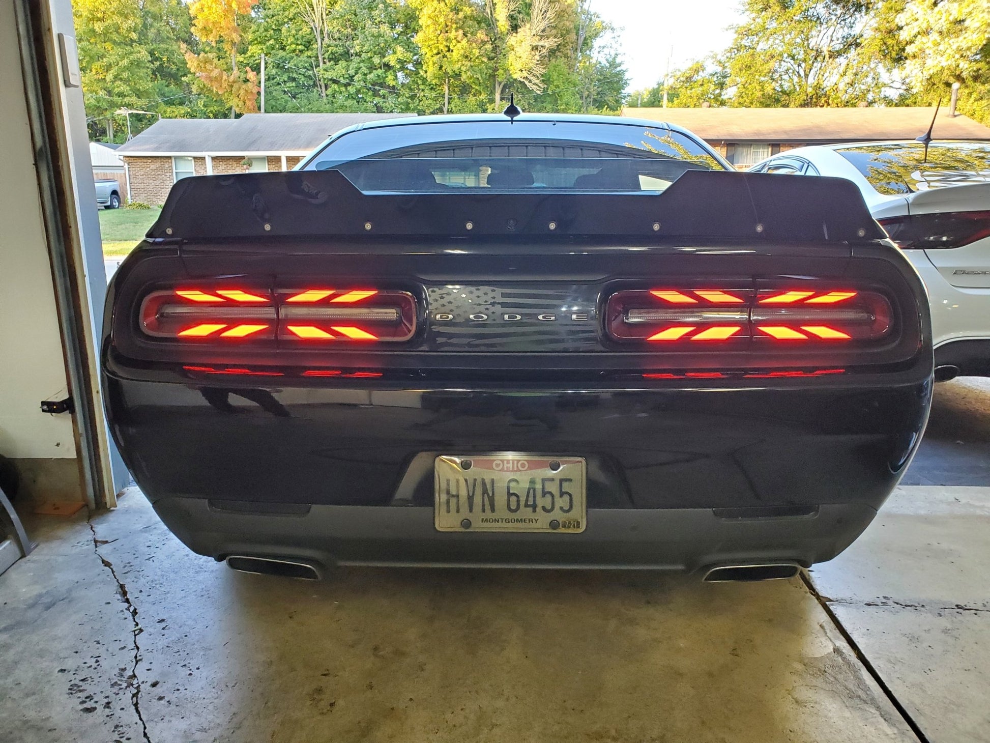 15 - 23 Dodge Challenger Taillight Decal Design 5 - Speedlogix