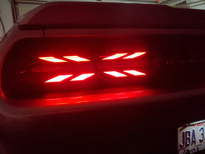 15 - 23 Dodge Challenger Taillight Decal Design 5 - Speedlogix