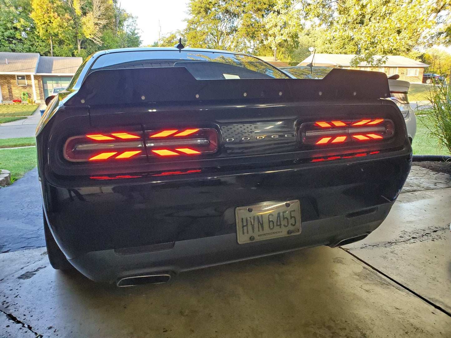 15 - 23 Dodge Challenger Taillight Decal Design 5 - Speedlogix