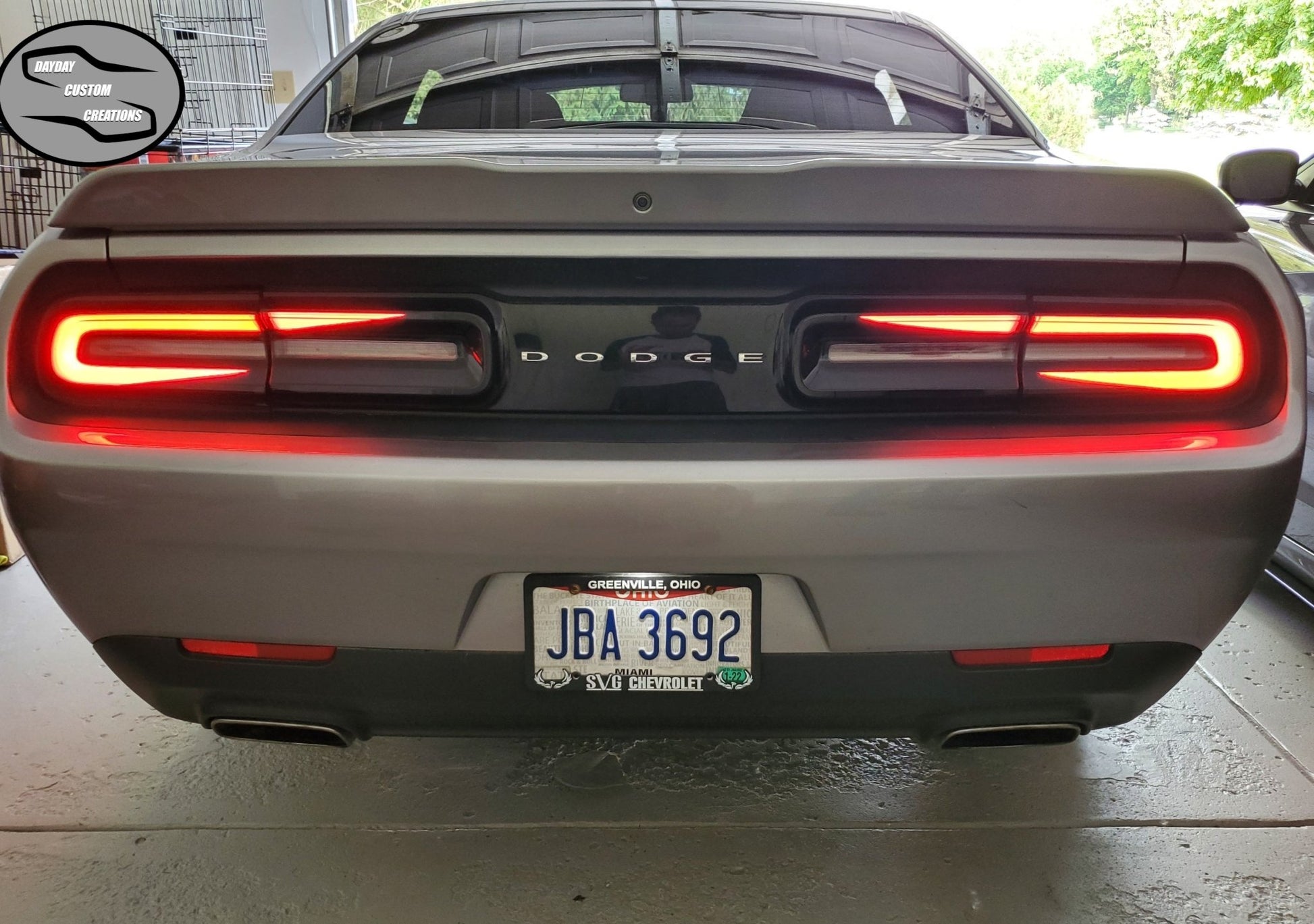 15 - 23 Dodge Challenger Taillight Decal Design 6 - Speedlogix