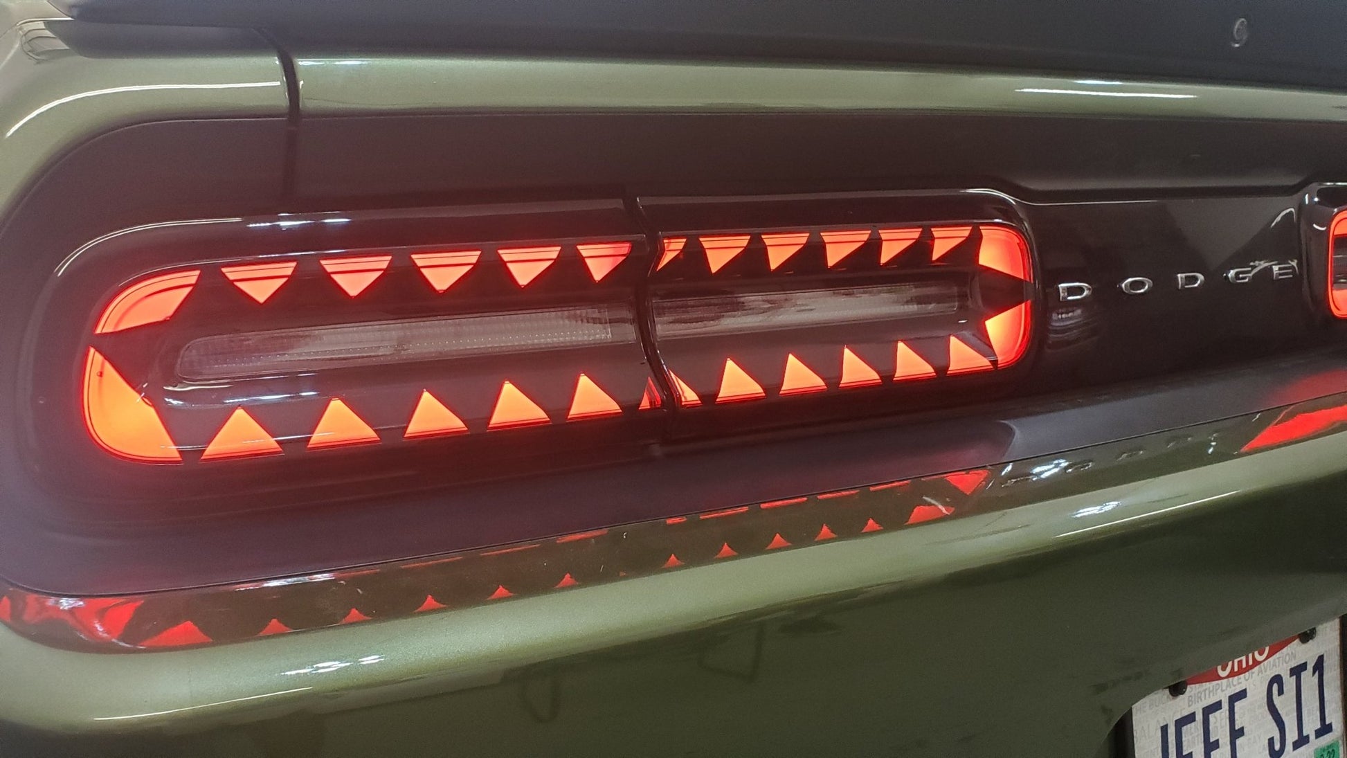 15 - 23 Dodge Challenger Taillight Decal Design 7 - Speedlogix