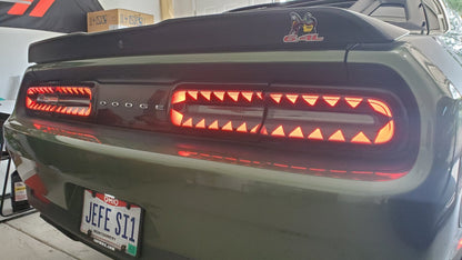15 - 23 Dodge Challenger Taillight Decal Design 7 - Speedlogix