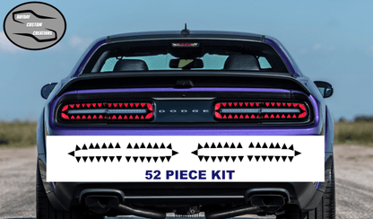 15 - 23 Dodge Challenger Taillight Decal Design 7 - Speedlogix