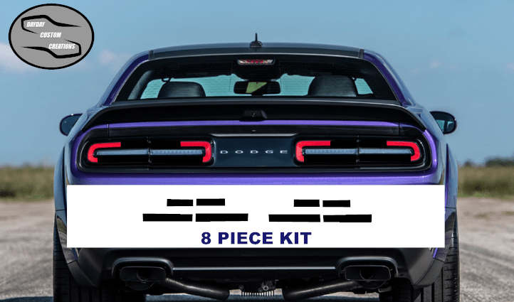 15 - 23 Dodge Challenger Taillight Decal Design 8 - Speedlogix