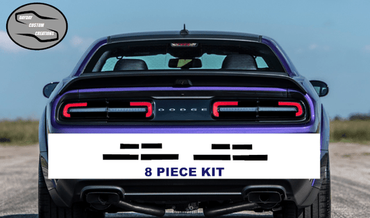 15 - 23 Dodge Challenger Taillight Decal Design 8 - Speedlogix
