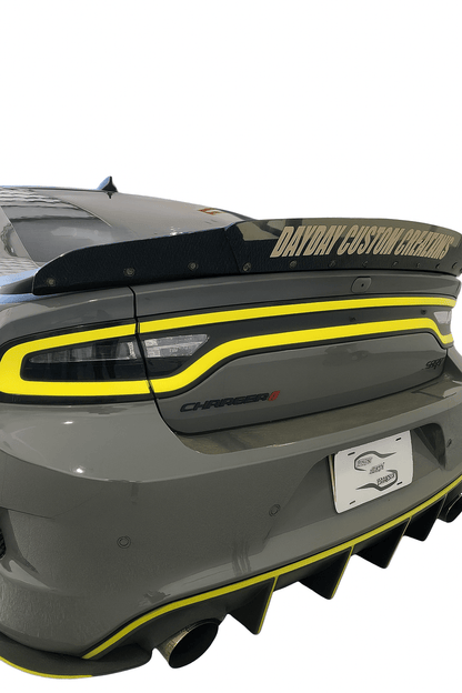 15 - 23 Dodge Charger Colored Taillight Tint Overlay - Speedlogix
