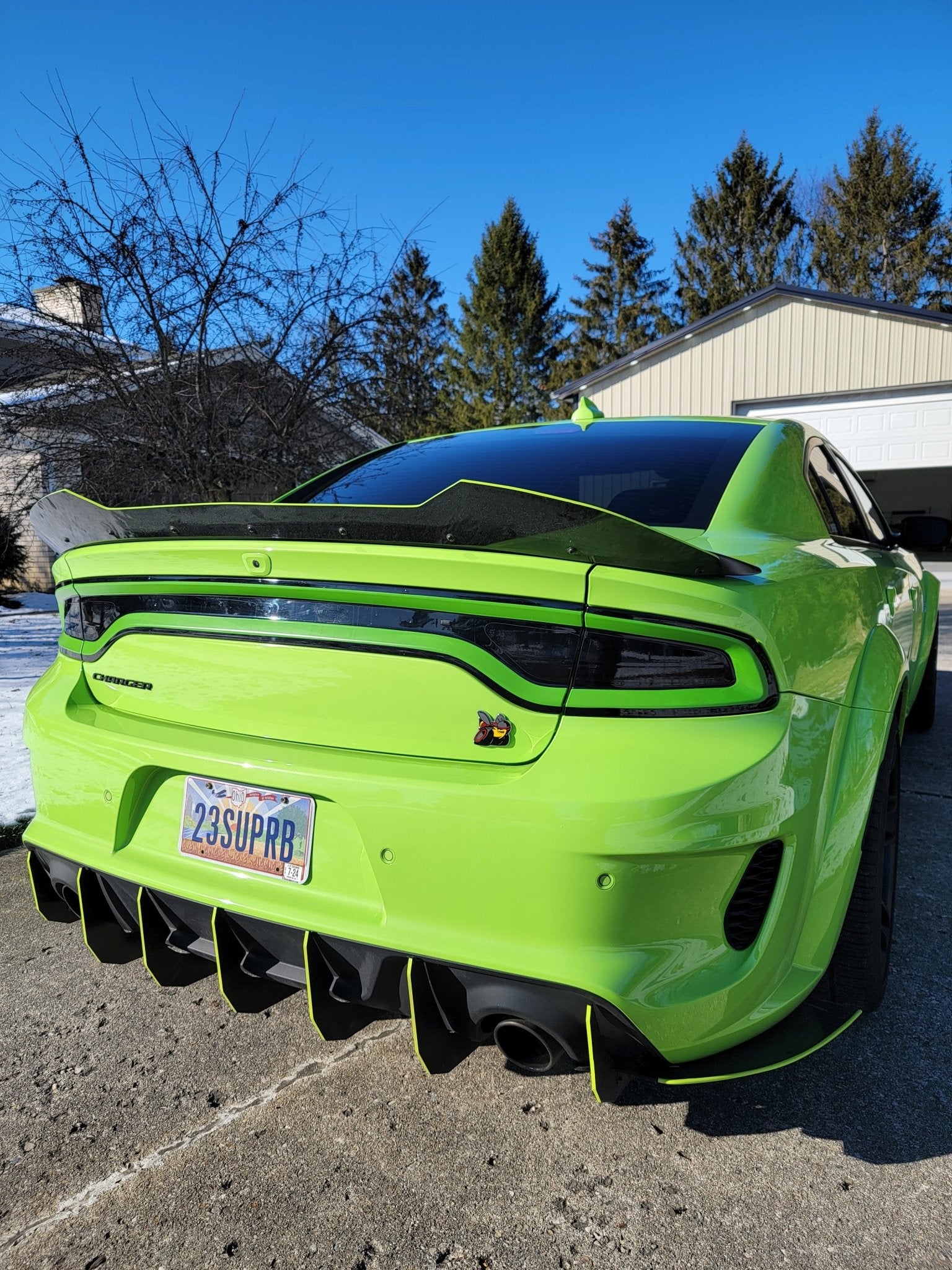 15 - 23 Dodge Charger Colored Taillight Tint Overlay - Speedlogix