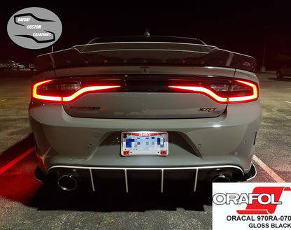 15 - 23 Dodge Charger Taillight Decal Design 4 - Speedlogix