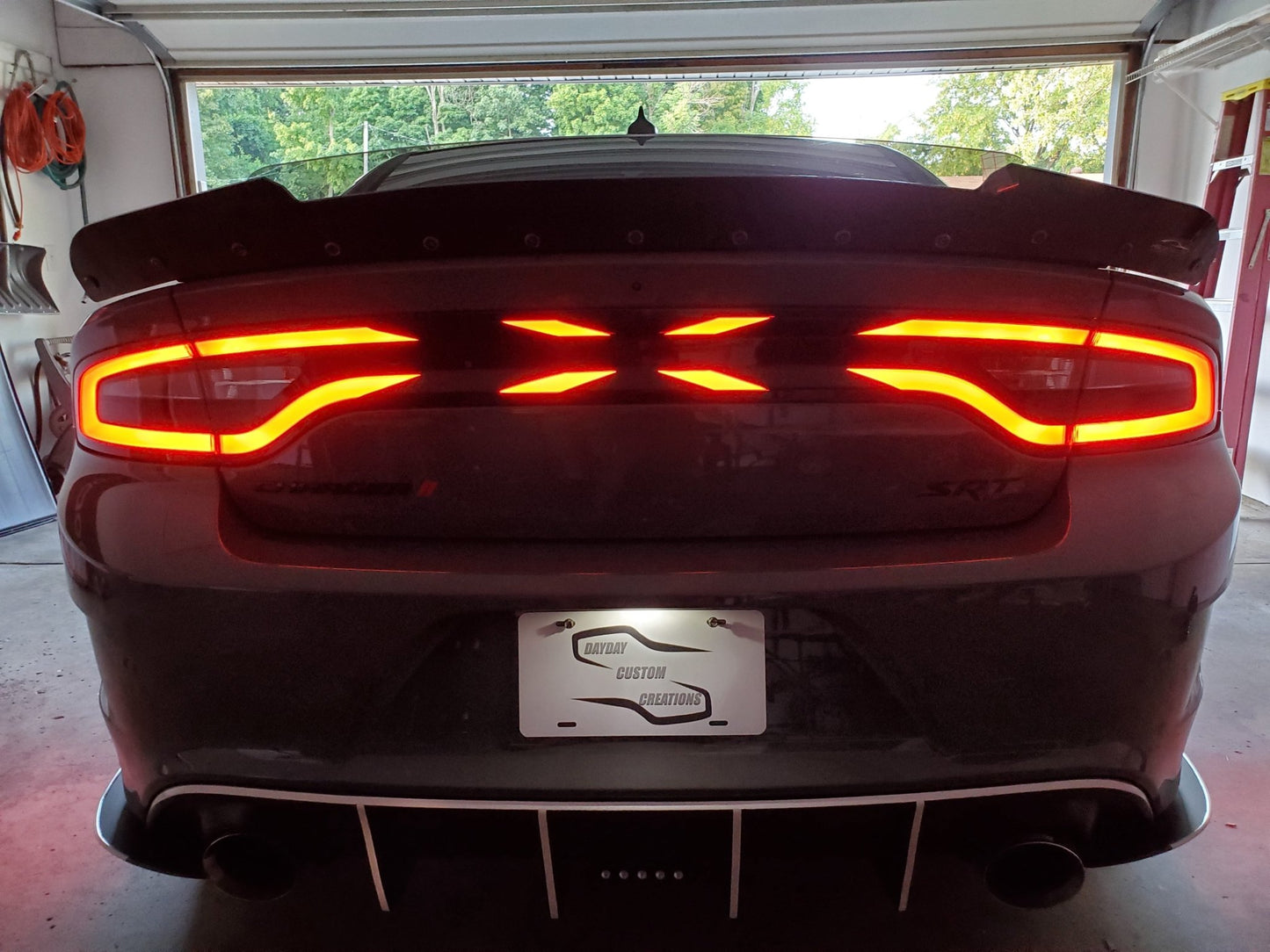 15 - 23 Dodge Charger Taillight Decal Design 7 - Speedlogix