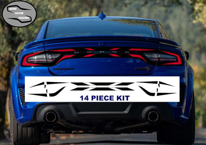 15 - 23 Dodge Charger Taillight Decal Design 9 - Speedlogix