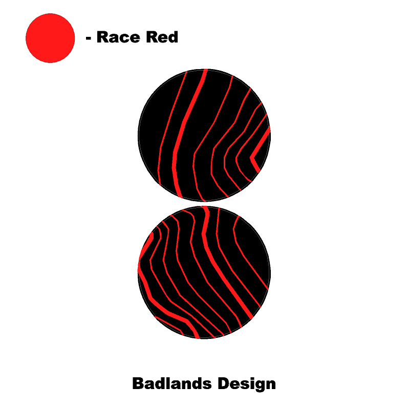 1966 Topographic Shifter Plate (Printed Series + Acrylic) - 2021+ Bronco - Speedlogix