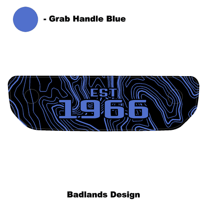 1966 Topographic Shifter Plate (Printed Series + Acrylic) - 2021+ Bronco - Speedlogix