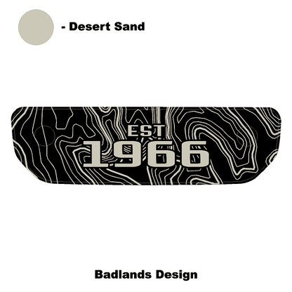 1966 Topographic Shifter Plate (Printed Series + Acrylic) - 2021+ Bronco - Speedlogix