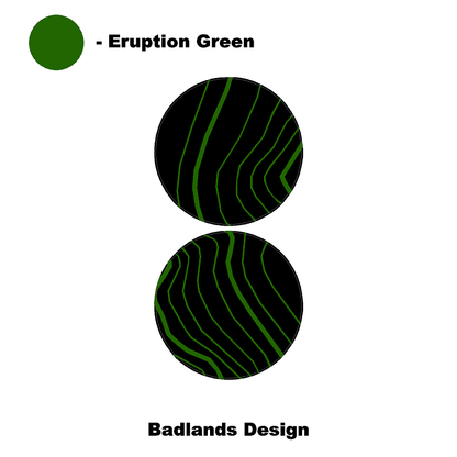 1966 Topographic Shifter Plate (Printed Series + Acrylic) - 2021+ Bronco - Speedlogix