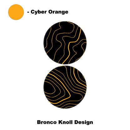1966 Topographic Shifter Plate (Printed Series + Acrylic) - 2021+ Bronco - Speedlogix