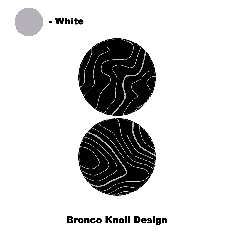 1966 Topographic Shifter Plate (Printed Series + Acrylic) - 2021+ Bronco - Speedlogix