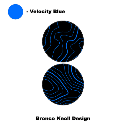1966 Topographic Shifter Plate (Printed Series + Acrylic) - 2021+ Bronco - Speedlogix