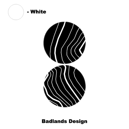 1966 Topographic Shifter Plate (Printed Series + Acrylic) - 2021+ Bronco - Speedlogix