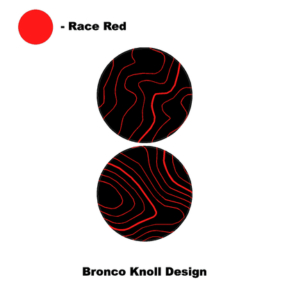 1966 Topographic Shifter Plate (Printed Series + Acrylic) - 2021+ Bronco - Speedlogix